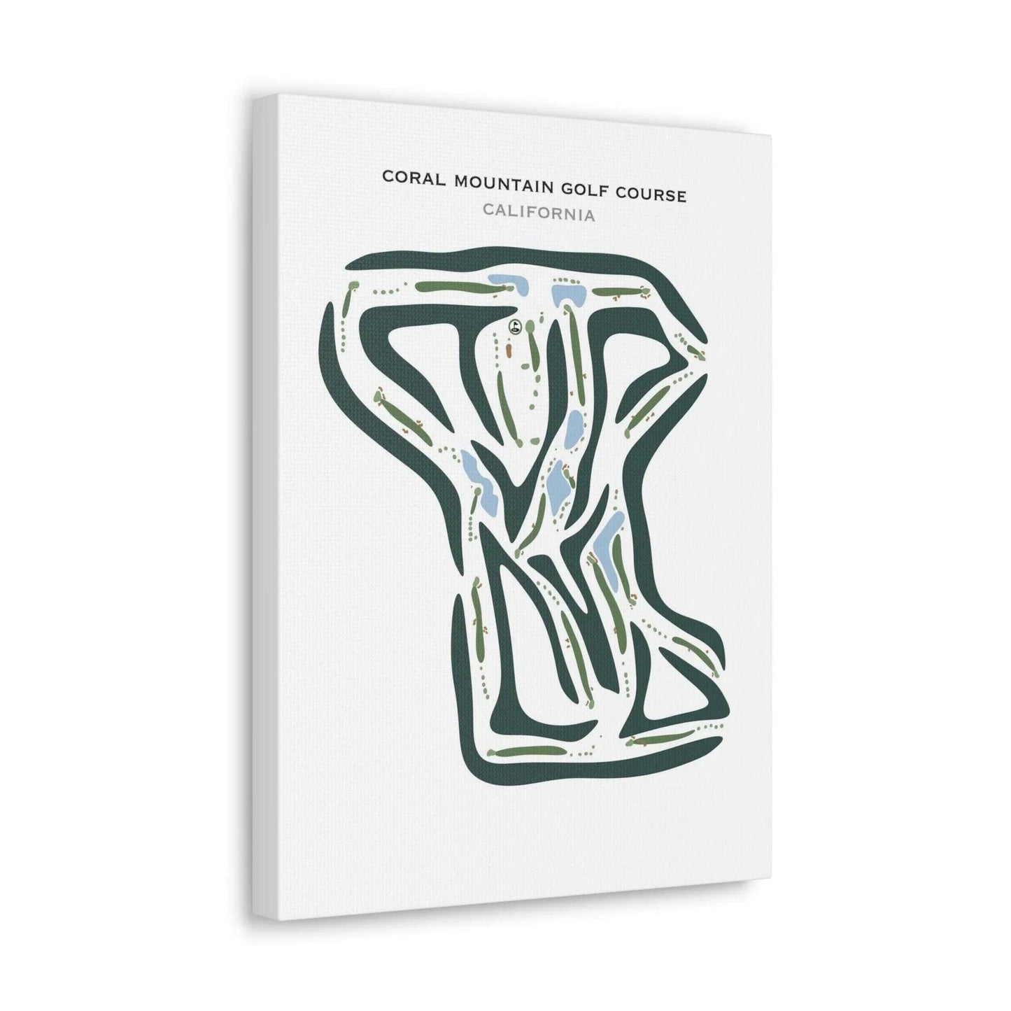 Coral Mountain Golf Course, La Quinta, California - Printed Golf Courses