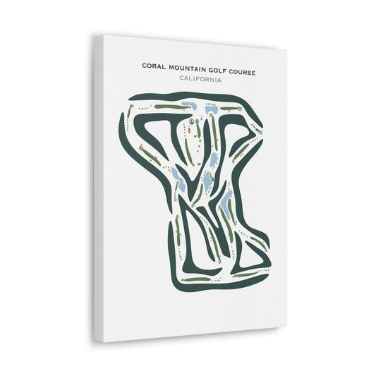 Coral Mountain Golf Course, La Quinta, California - Printed Golf Courses