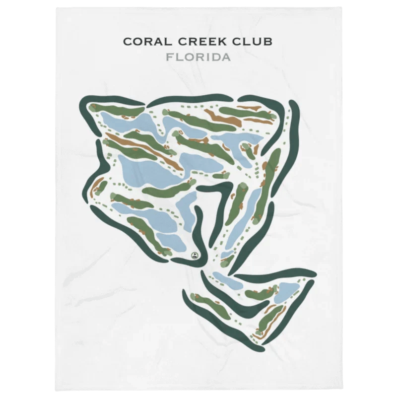 Coral Creek Club, Florida - Printed Golf Courses