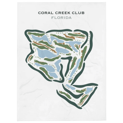 Coral Creek Club, Florida - Printed Golf Courses