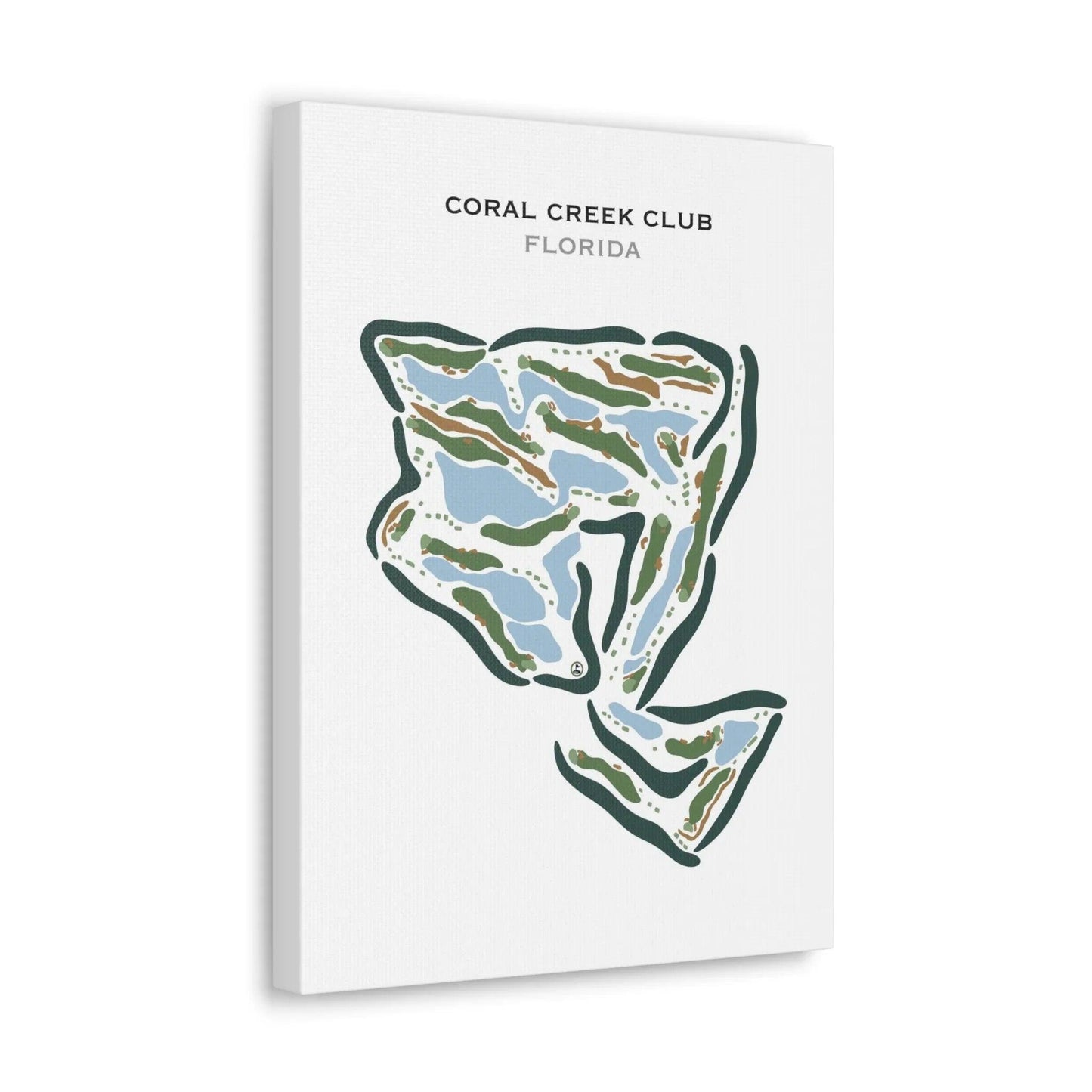 Coral Creek Club, Florida - Printed Golf Courses