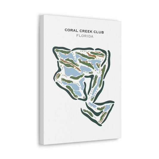 Coral Creek Club, Florida - Printed Golf Courses