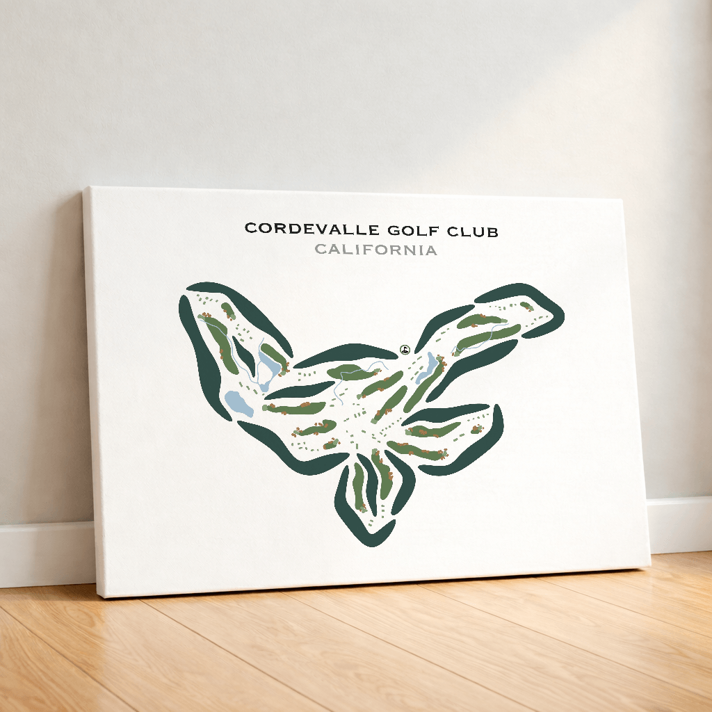 CordeValle Golf Club, California - Printed Golf Courses