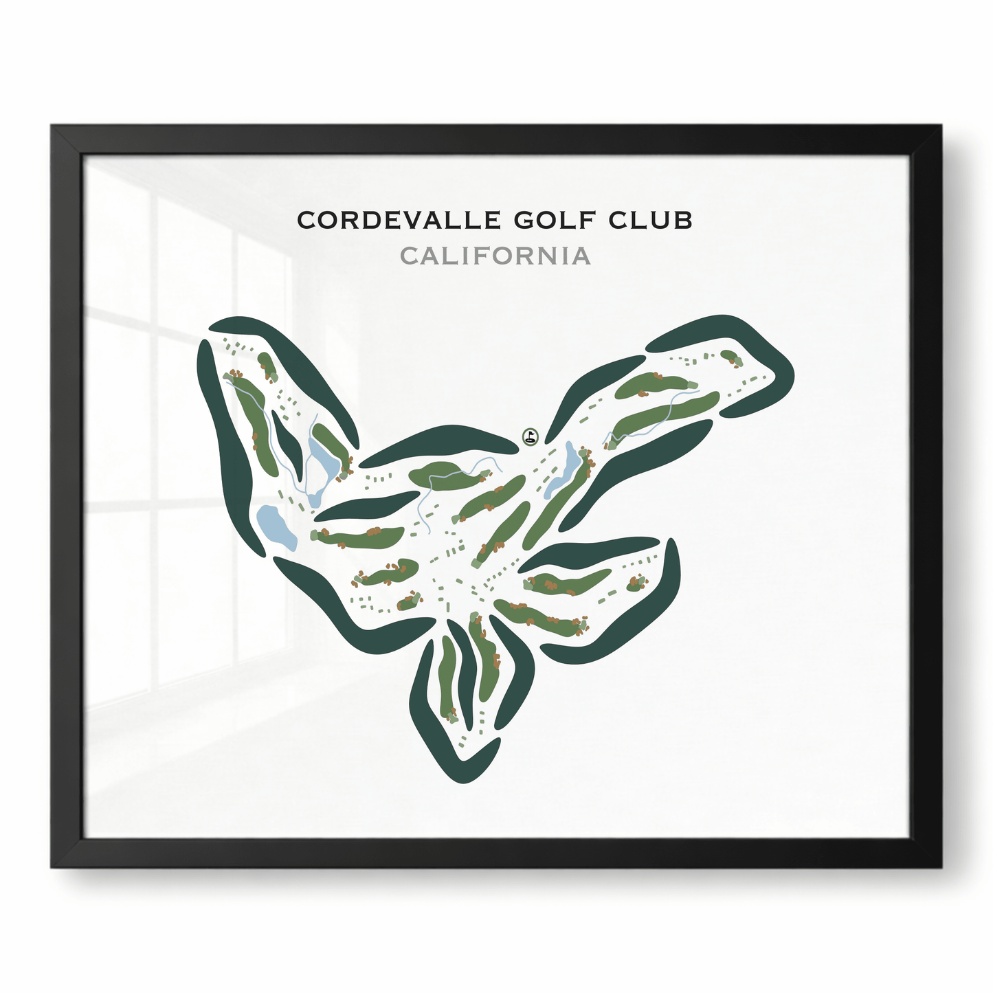 CordeValle Golf Club, California - Printed Golf Courses