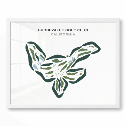 CordeValle Golf Club, California - Printed Golf Courses