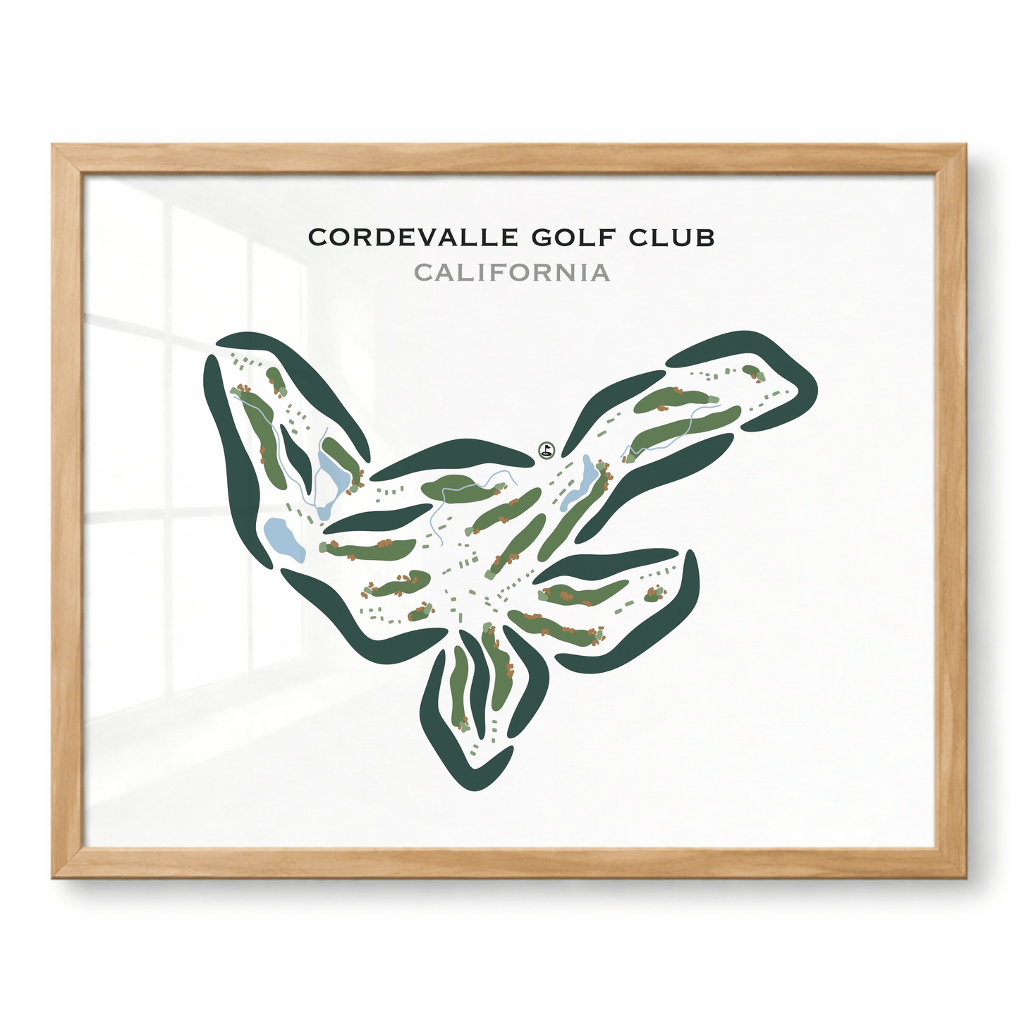 CordeValle Golf Club, California - Printed Golf Courses