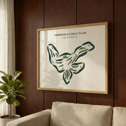 CordeValle Golf Club, California - Printed Golf Courses