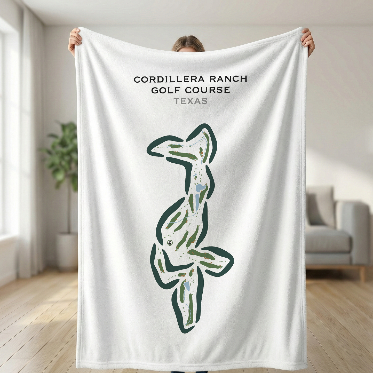 Cordillera Ranch Golf Course, Texas - Printed Golf Courses