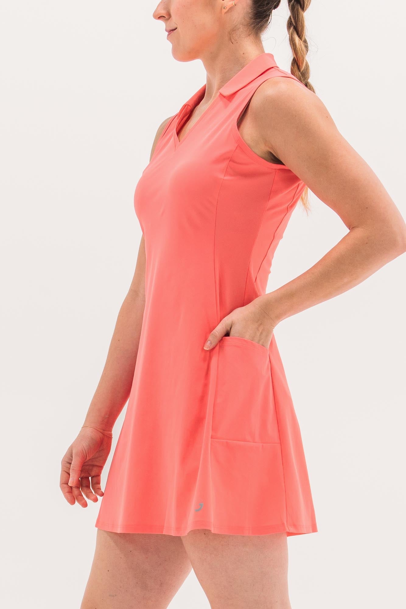 New Core Dress | Sunkist Coral