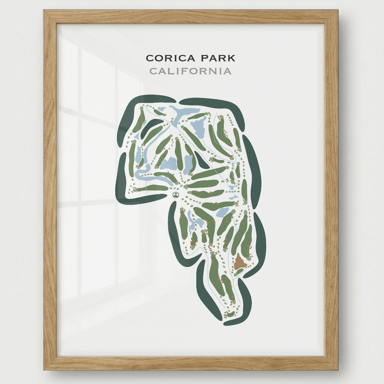 Corica Park Golf Course, California - Printed Golf Courses