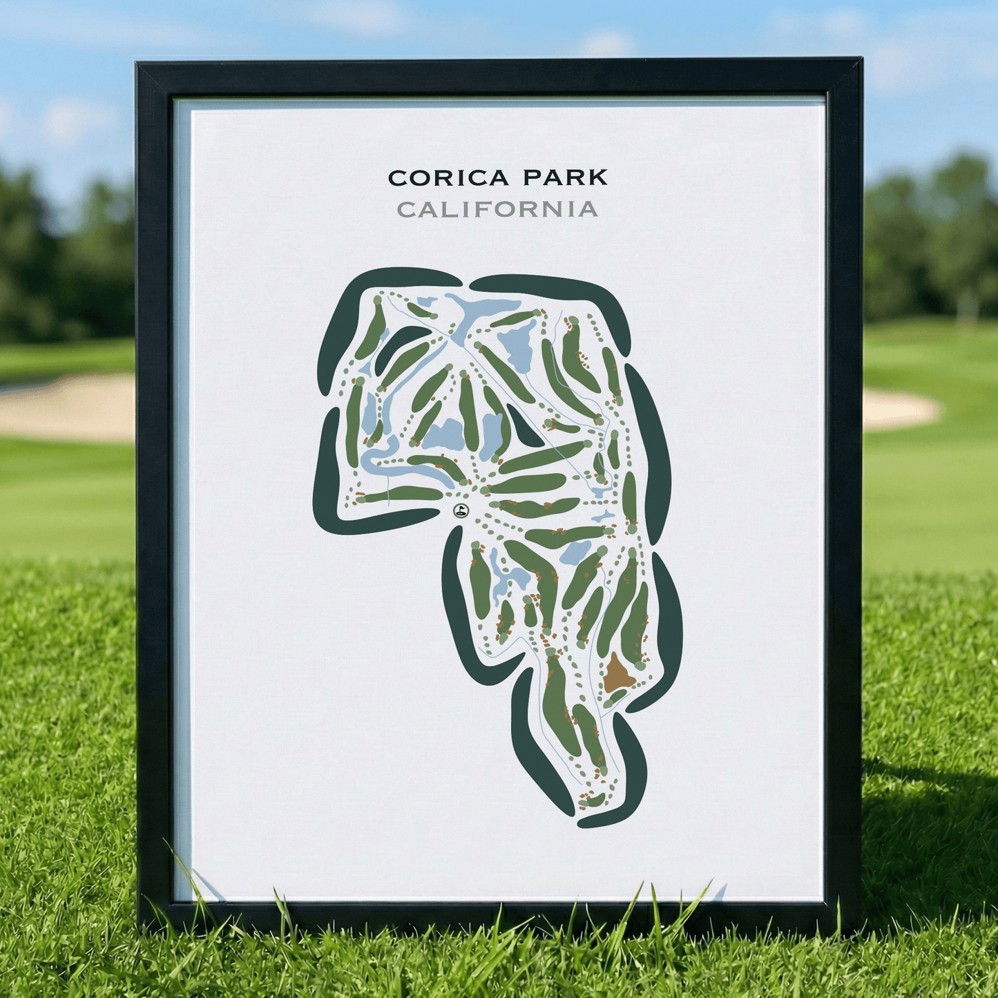Corica Park Golf Course, California - Printed Golf Courses