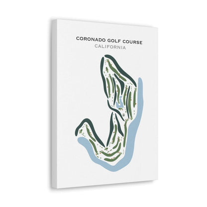 Coronado Golf Course, California - Printed Golf Courses