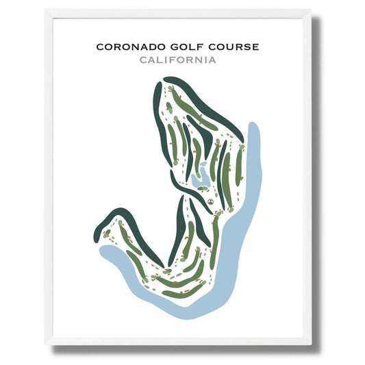 Coronado Golf Course, California - Printed Golf Courses