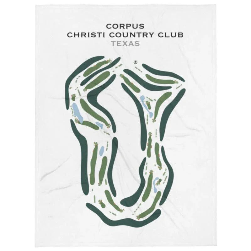 Corpus Christi Country Club, Texas - Printed Golf Course