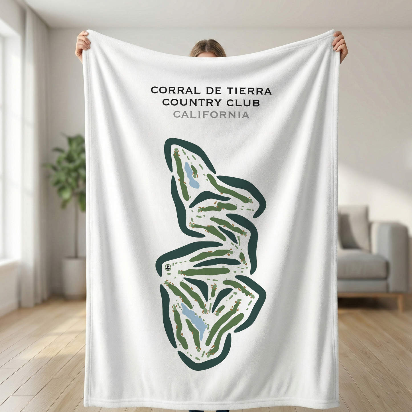 Corral de Tierra Country Club, California - Printed Golf Courses
