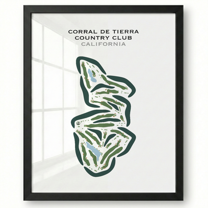 Corral de Tierra Country Club, California - Printed Golf Courses
