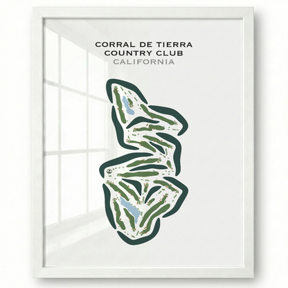 Corral de Tierra Country Club, California - Printed Golf Courses