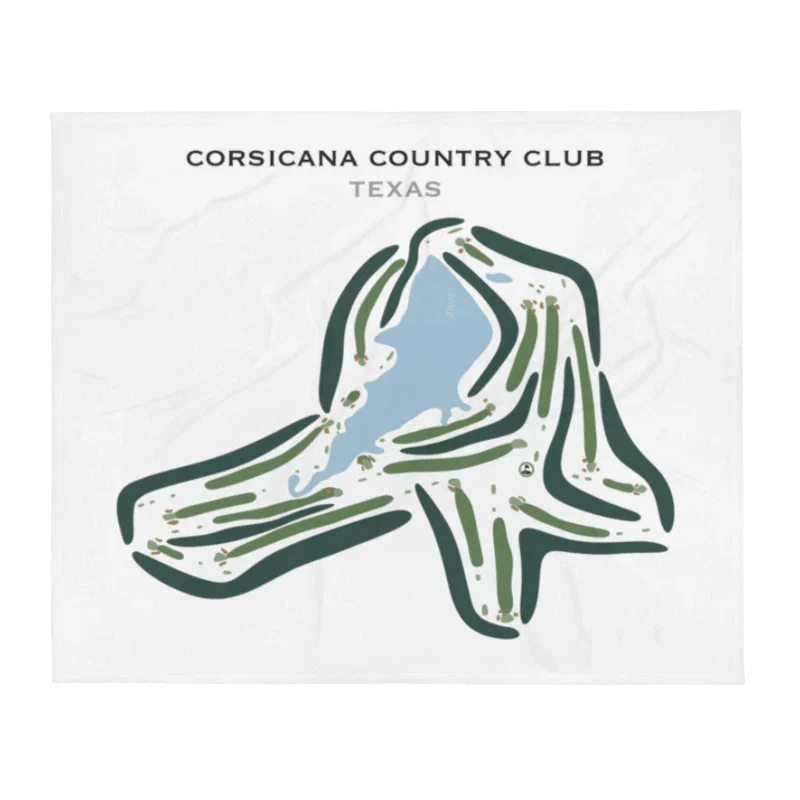 Corsicana Country Club, Texas - Printed Golf Courses