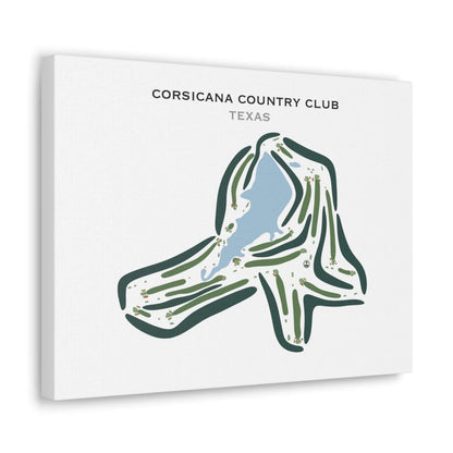 Corsicana Country Club, Texas - Printed Golf Courses