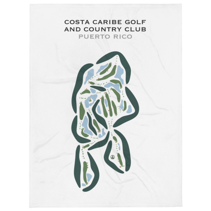 Costa Caribe Golf & Country Club, Puerto Rico - Printed Golf Courses