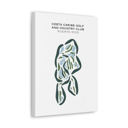 Costa Caribe Golf & Country Club, Puerto Rico - Printed Golf Courses
