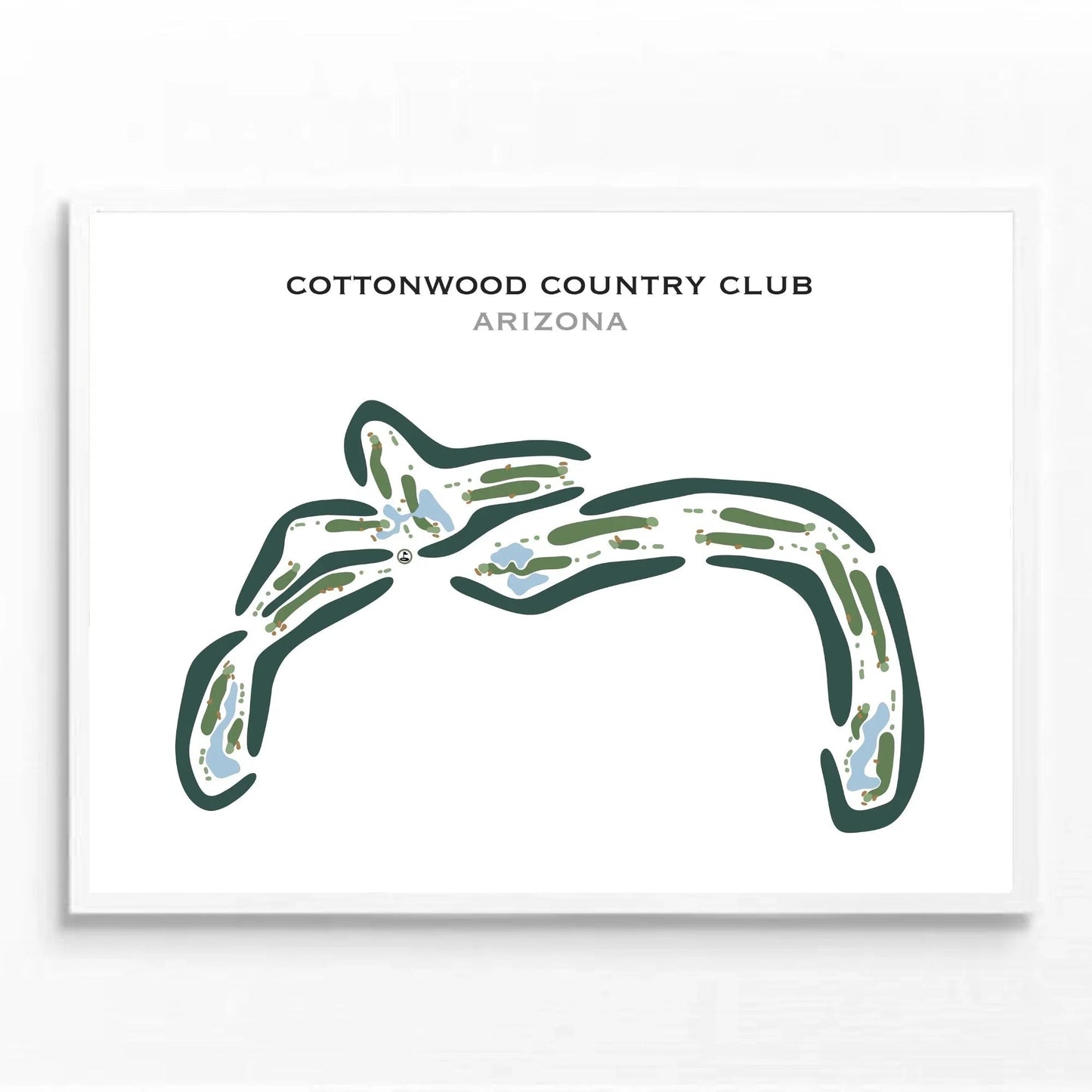 Cottonwood Country Club, Arizona - Printed Golf Courses
