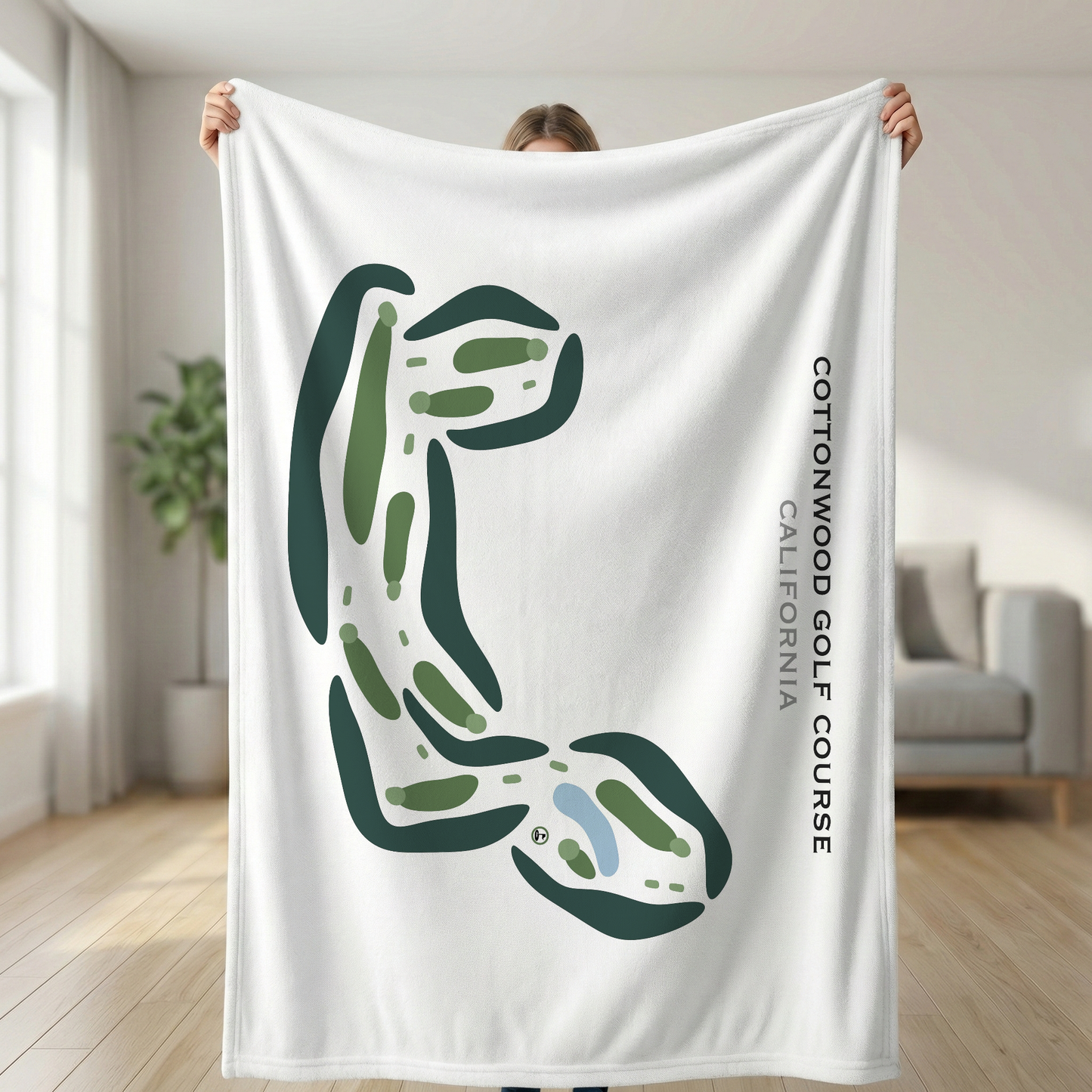 Cottonwood Golf Course, California - Printed Golf Courses