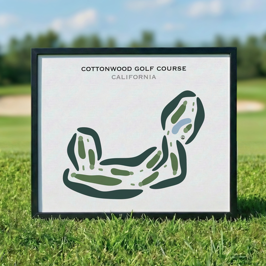 Cottonwood Golf Course, California - Printed Golf Courses