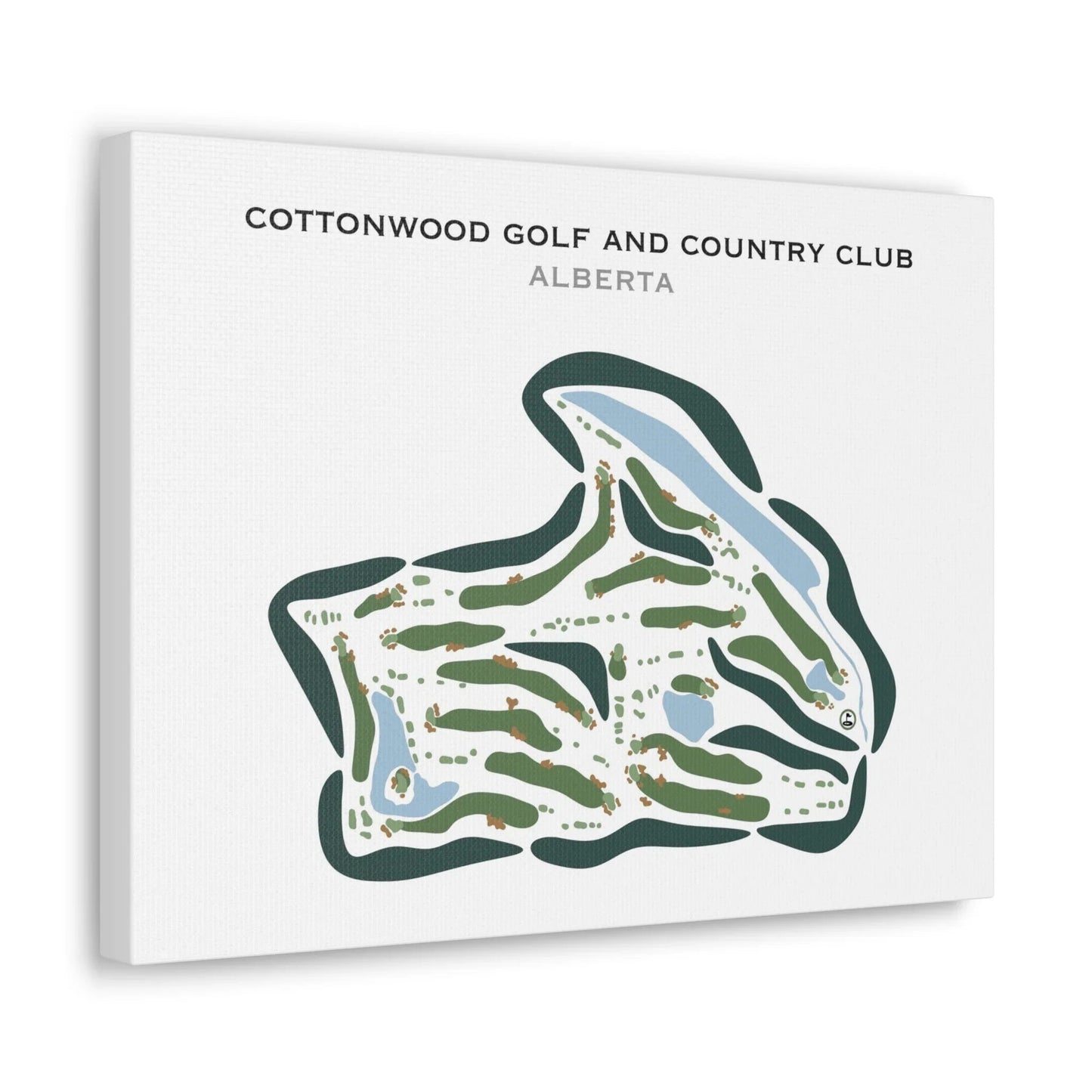 Cottonwood Golf & Country Club, Canada - Printed Golf Courses