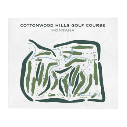 Cottonwood Hills Golf Club, Montana - Printed Golf Courses