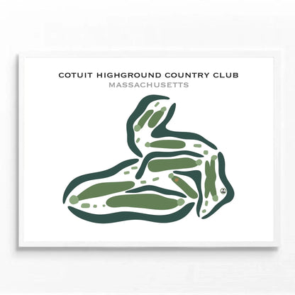 Cotuit Highground Country Club, Massachusetts - Printed Golf Courses