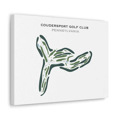 Coudersport Golf Club, Pennsylvania - Printed Golf Course