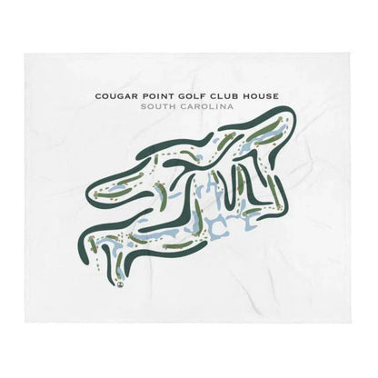 Cougar Point Golf Club House, South Carolina - Printed Golf Courses