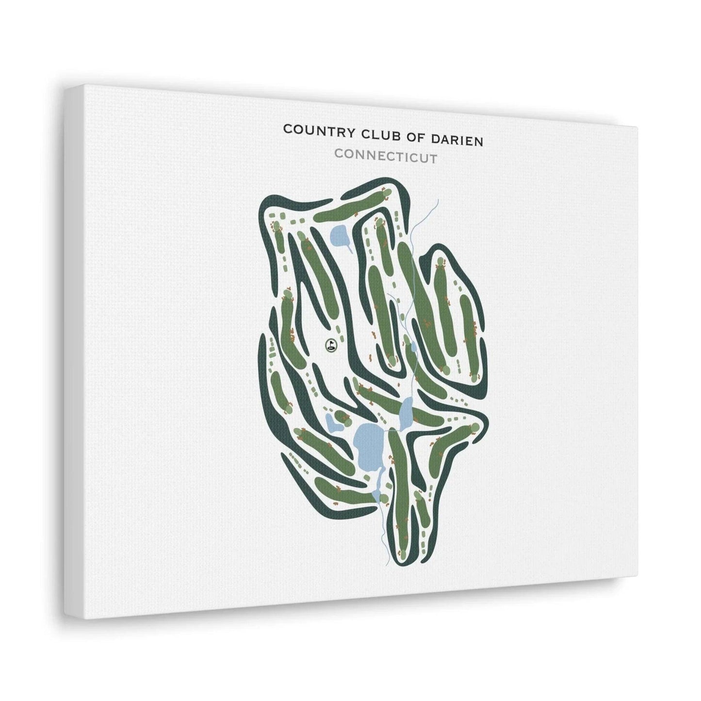 Country Club of Darien, Connecticut - Printed Golf Courses