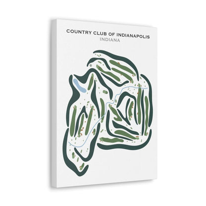 Country Club of Indianapolis, Indiana - Printed Golf Courses