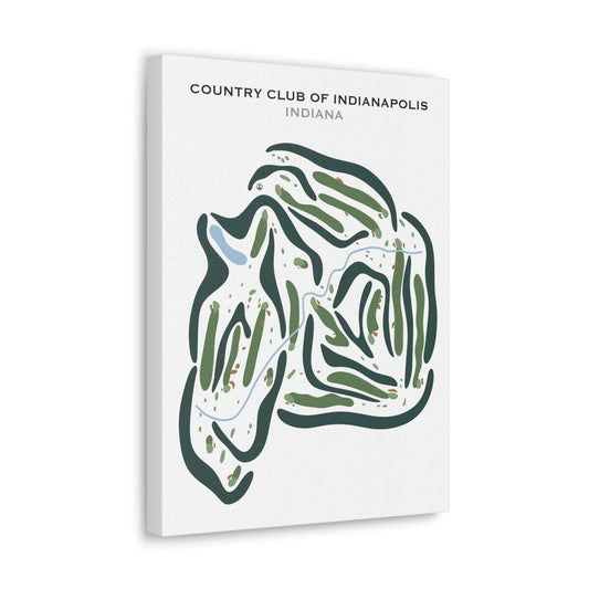 Country Club of Indianapolis, Indiana - Printed Golf Courses