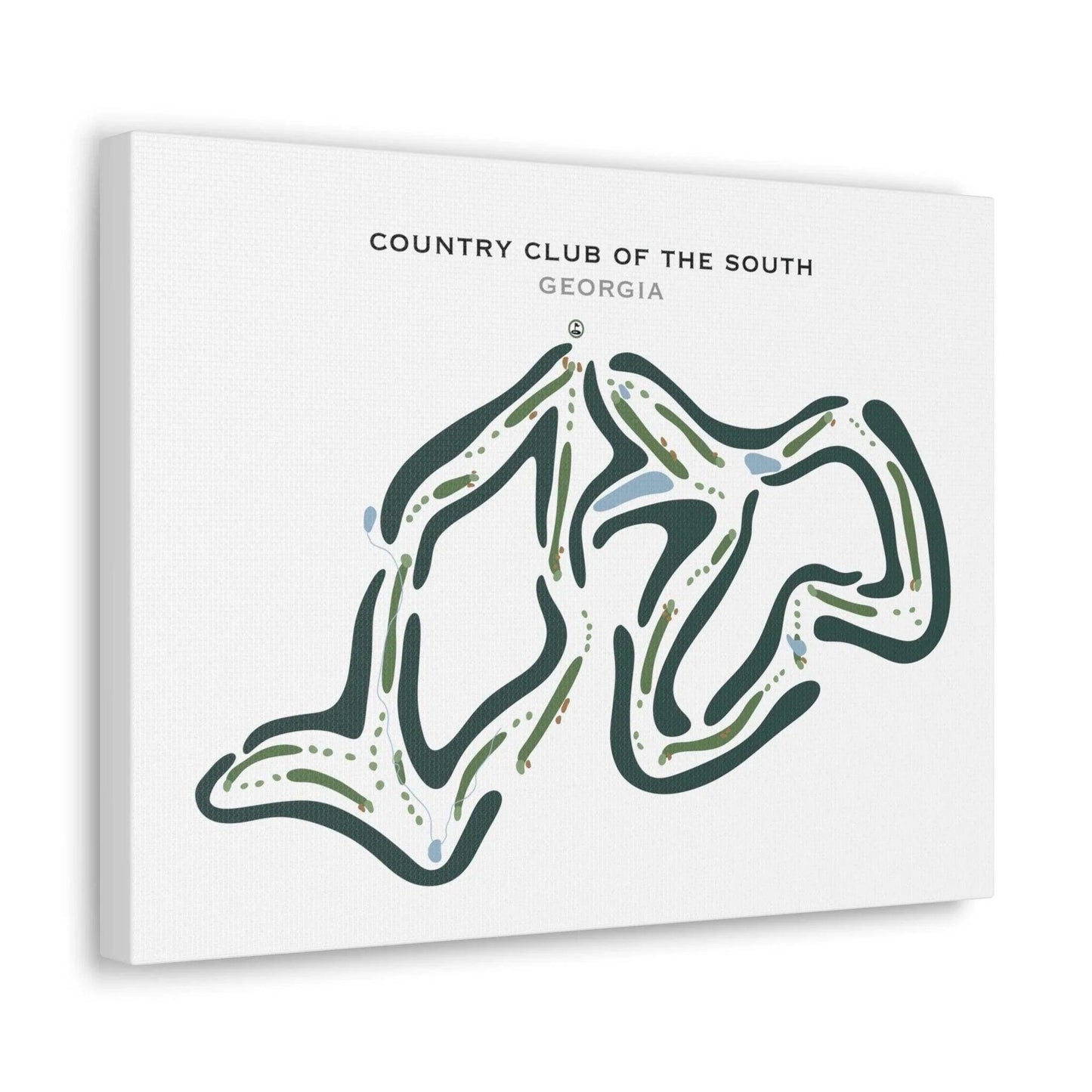 Country Club of the South, Georgia - Printed Golf Courses