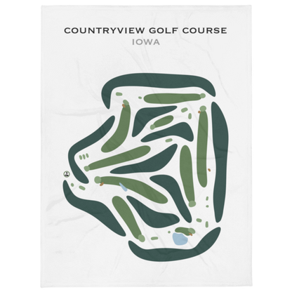 CountryView Golf Course, Iowa - Printed Golf Courses