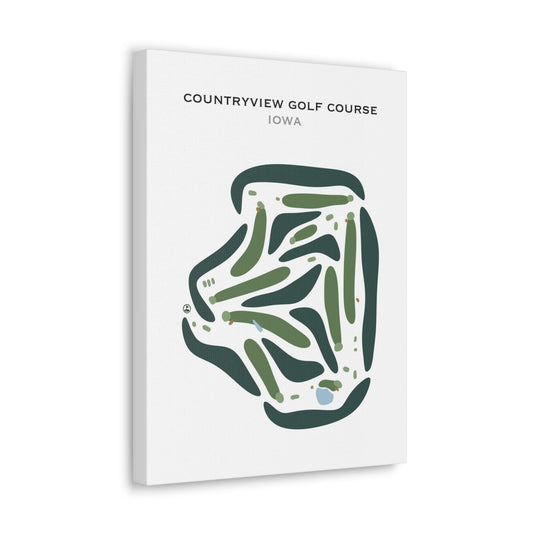 CountryView Golf Course, Iowa - Printed Golf Courses