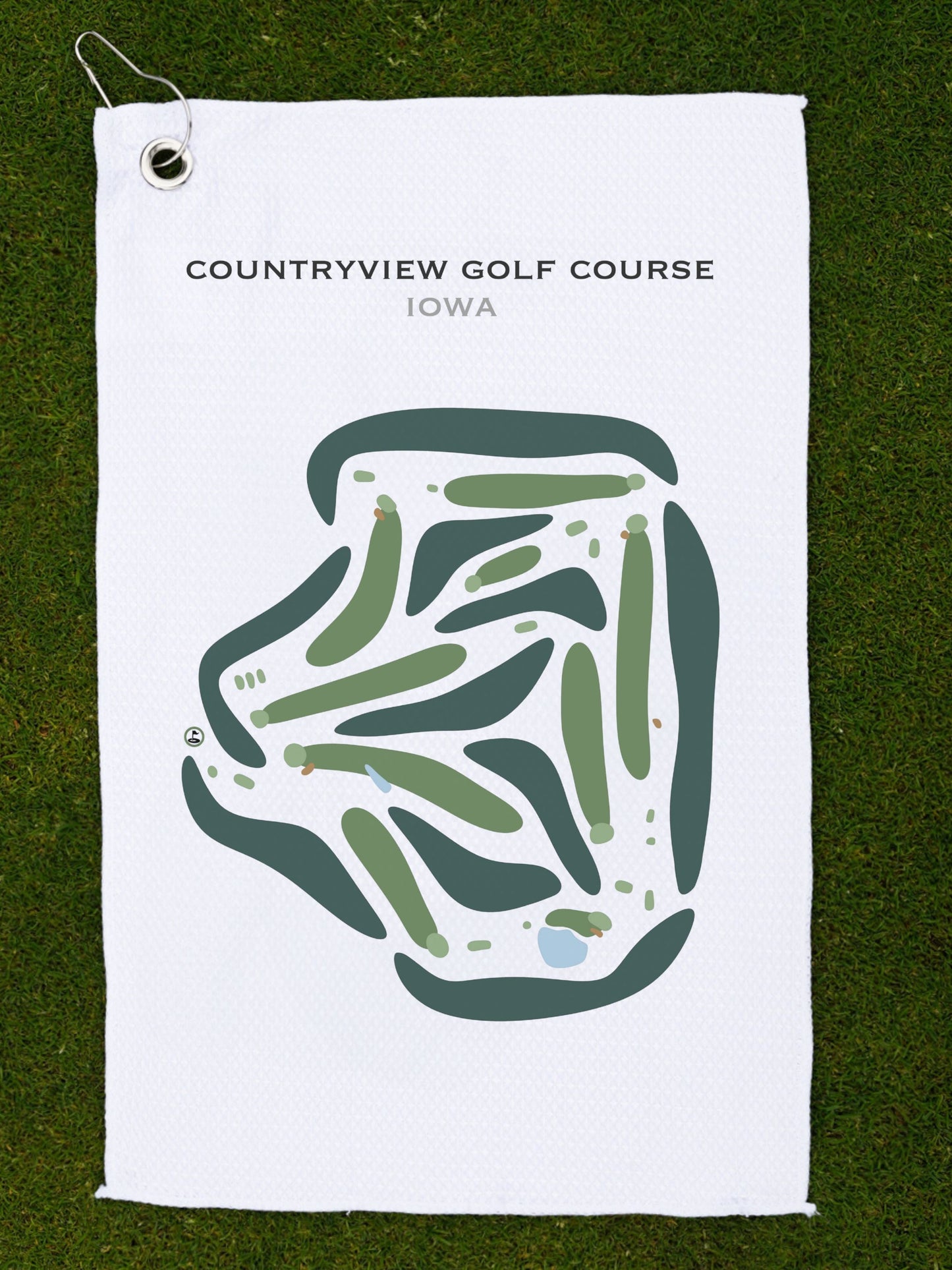 CountryView Golf Course, Iowa - Printed Golf Courses