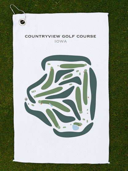 CountryView Golf Course, Iowa - Printed Golf Courses