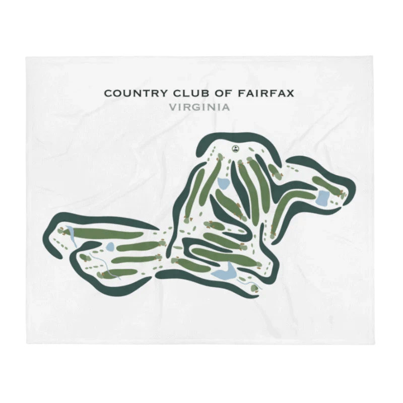 Country Club of Fairfax, Virginia - Printed Golf Courses