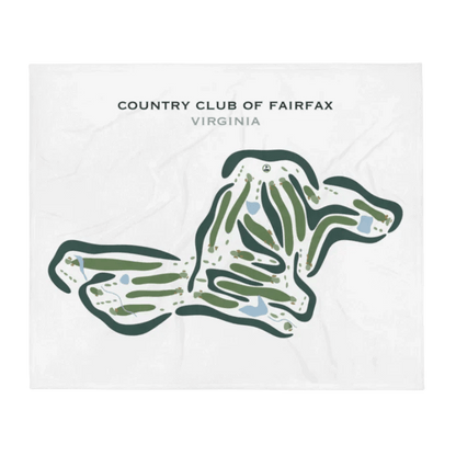 Country Club of Fairfax, Virginia - Printed Golf Courses