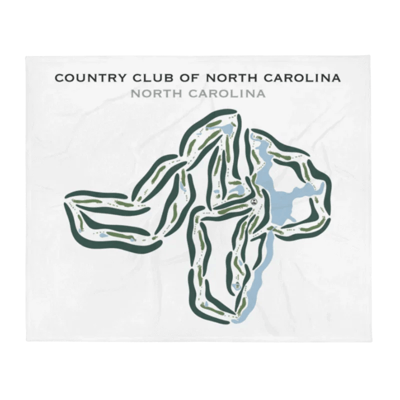Country Club of North Carolina, North Carolina - Printed Golf Courses