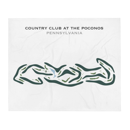 Country Club at the Poconos, Pennsylvania - Printed Golf Courses