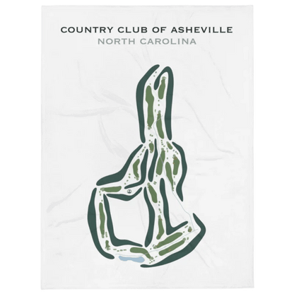 Country Club of Asheville, North Carolina - Printed Golf Courses