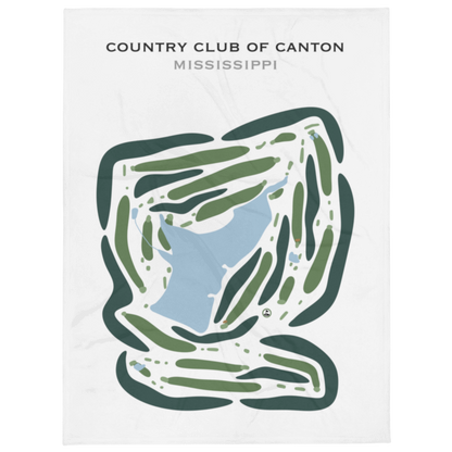 Country Club of Canton, Mississippi - Printed Golf Courses