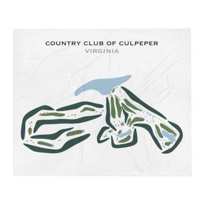 Country Club of Culpeper, Virginia - Printed Golf Courses