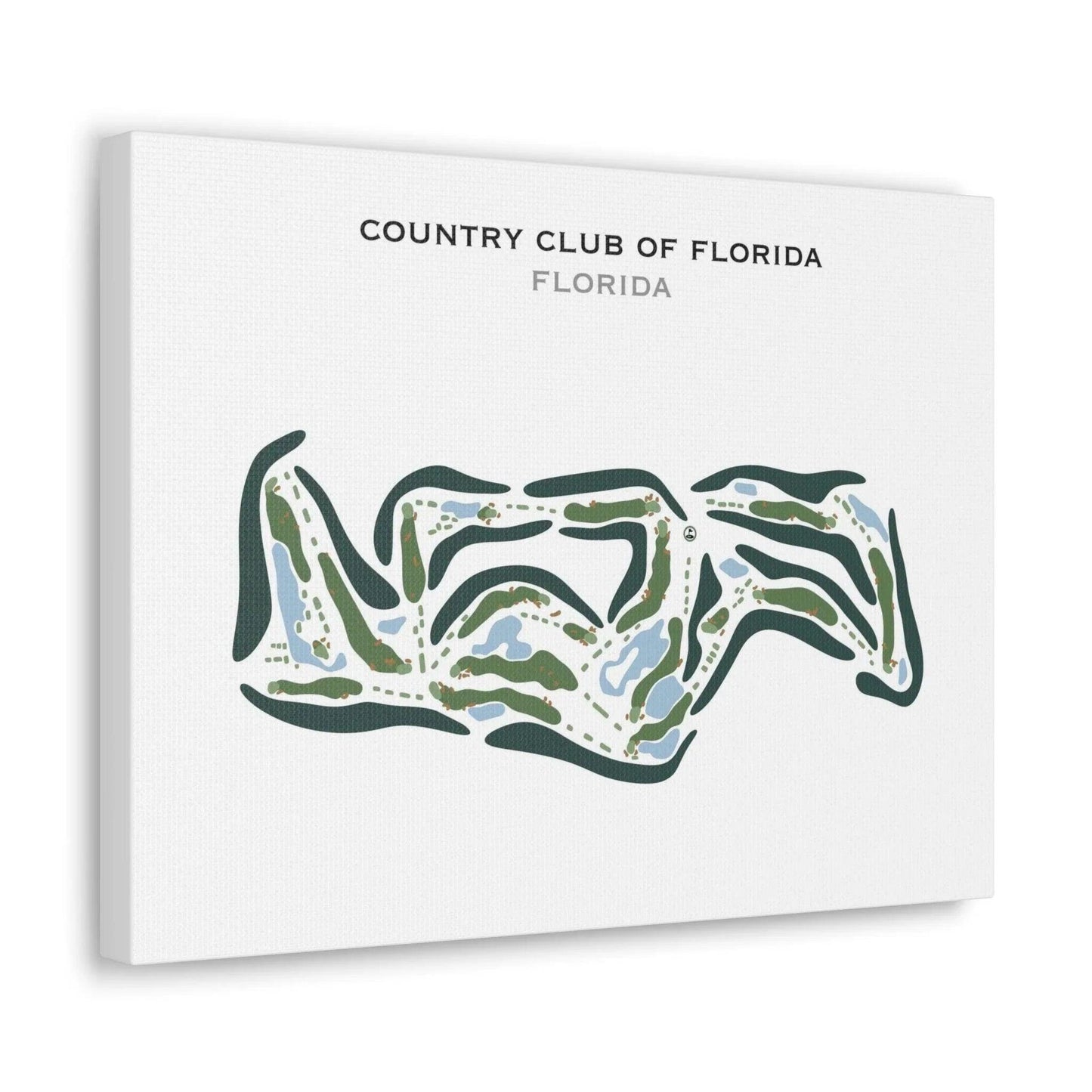 Country Club of Florida, Florida - Printed Golf Course
