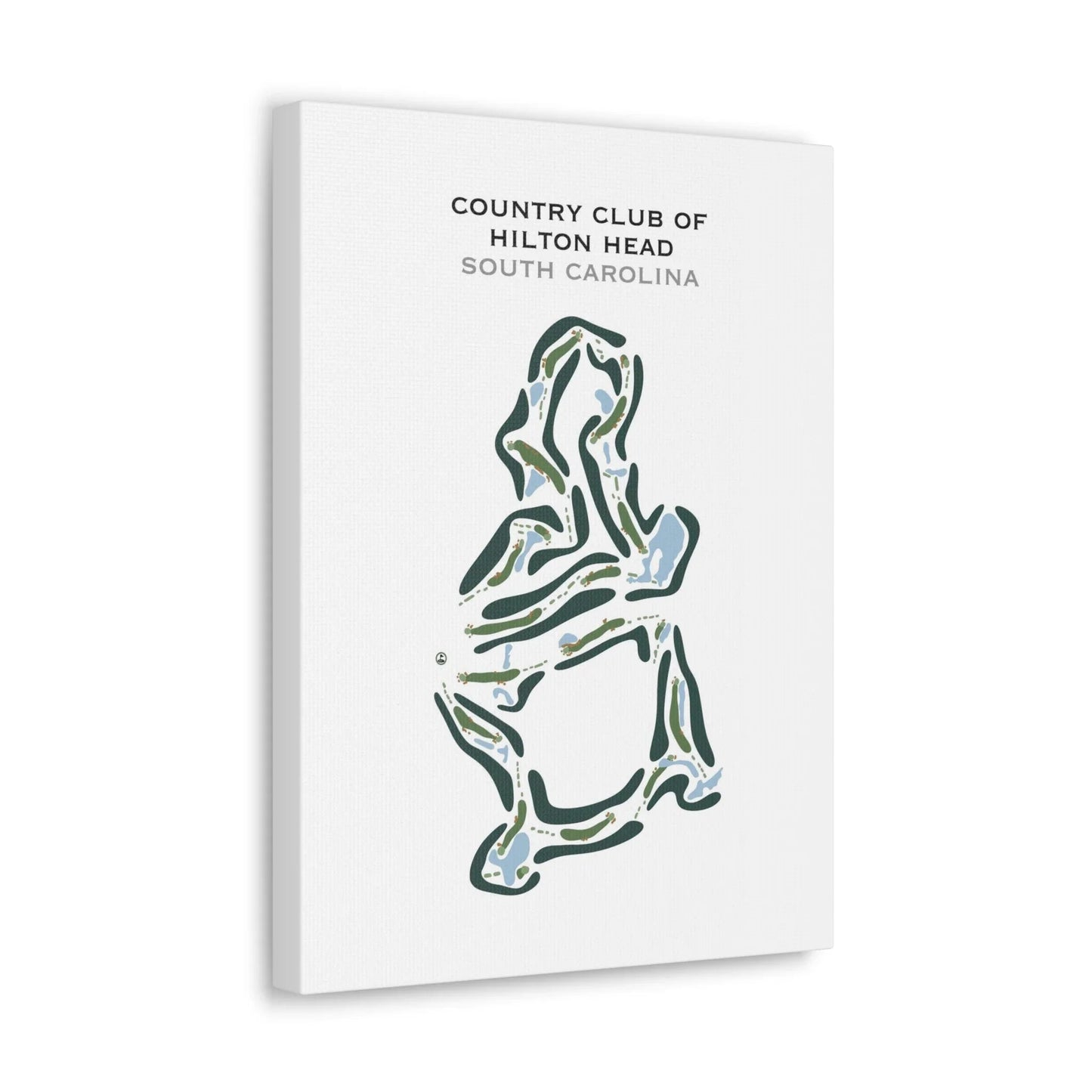 Country Club of Hilton Head, South Carolina - Printed Golf Course